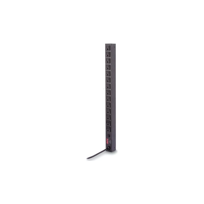 APC Basic Rack-Mount PDU - Steckdosenleiste (Rack - einbaufähig) - Wechselstrom 120 V - Eingabe, Eingang NEMA 5-15 - Ausgangsan