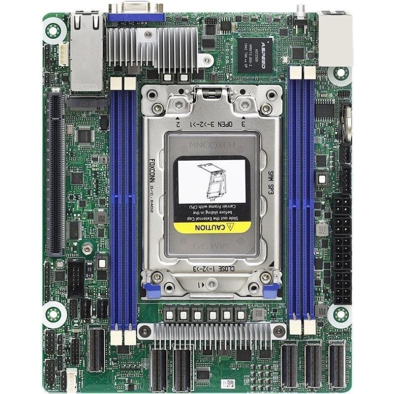 ASRock Rack ROMED4ID-2T Server-Mainboard Socket SP3 Mini-ITX AMD EPYC 2x 10GbE LAN (ROMED4ID-2T)