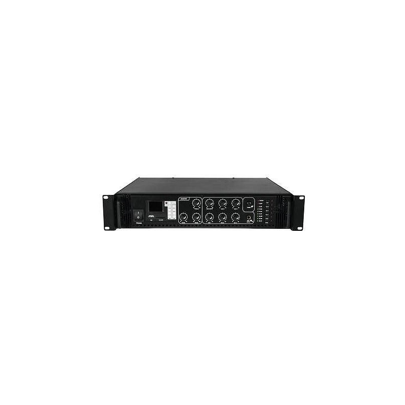 Omnitronic MPZ-180.6P - Mischverstärker - mit Stromversorgung - 6-Kanal - 180 Watt - Rack - einbaufähig