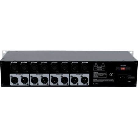 Omnitronic MZD-88 8 Kanäle 20 - 20000 Hz Silber (10304120)