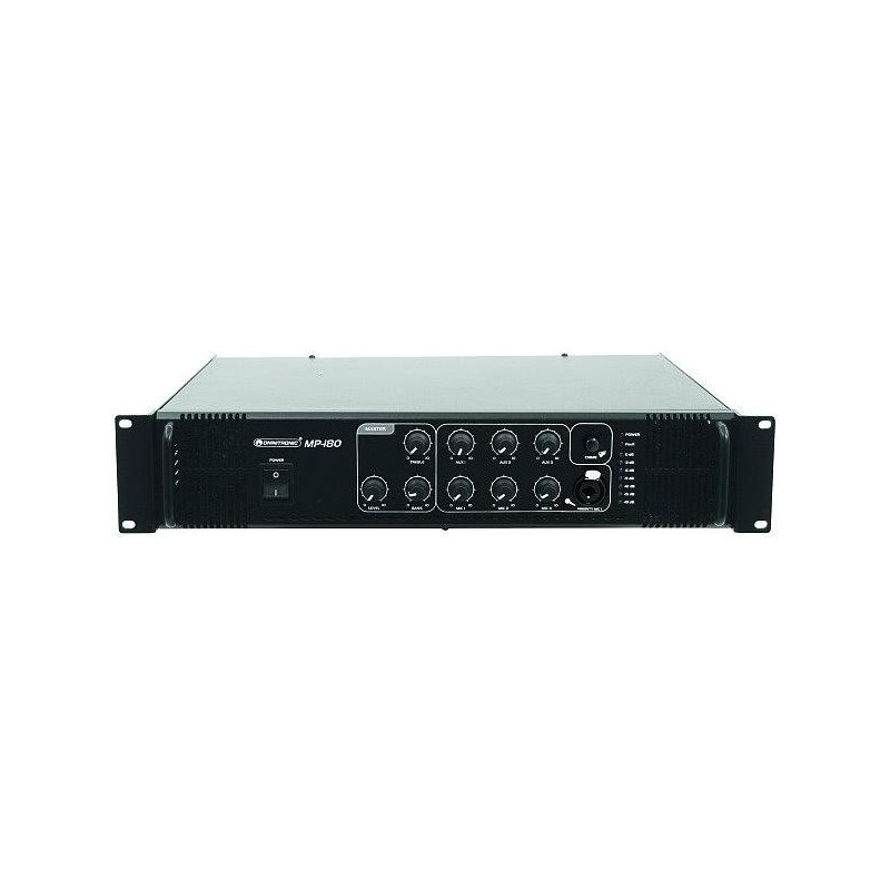 Omnitronic 80709630 Audioverstärker Leistung/Phase Schwarz (80709630)