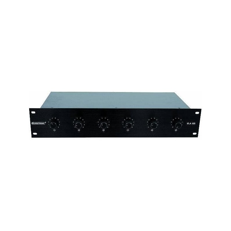 Omnitronic ELA 6S-Zonen LS-Regler 20W sw (80711337)