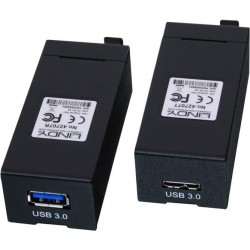LINDY USB 3.1 Gen1 Fibre Optic Extender (Transmitter and Receiver units) - USB-Erweiterung - USB 3.0, USB 3.1 - bis zu 400 m