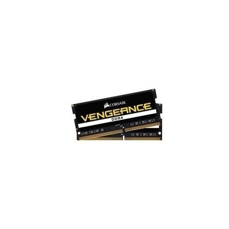 Corsair DDR4 2400MHZ 32GB 2X260 SODIMM UNBUFF 16-16-16-39 BLACK PCB1.2V (CMSX32GX4M2A2400C16)