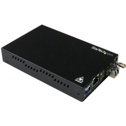 Startech.com Gigabit Ethernet Copper-to-Fiber Media Converter - SM LC 10 km - Medienkonverter - Ethernet, Fast Ethernet, Gigabi