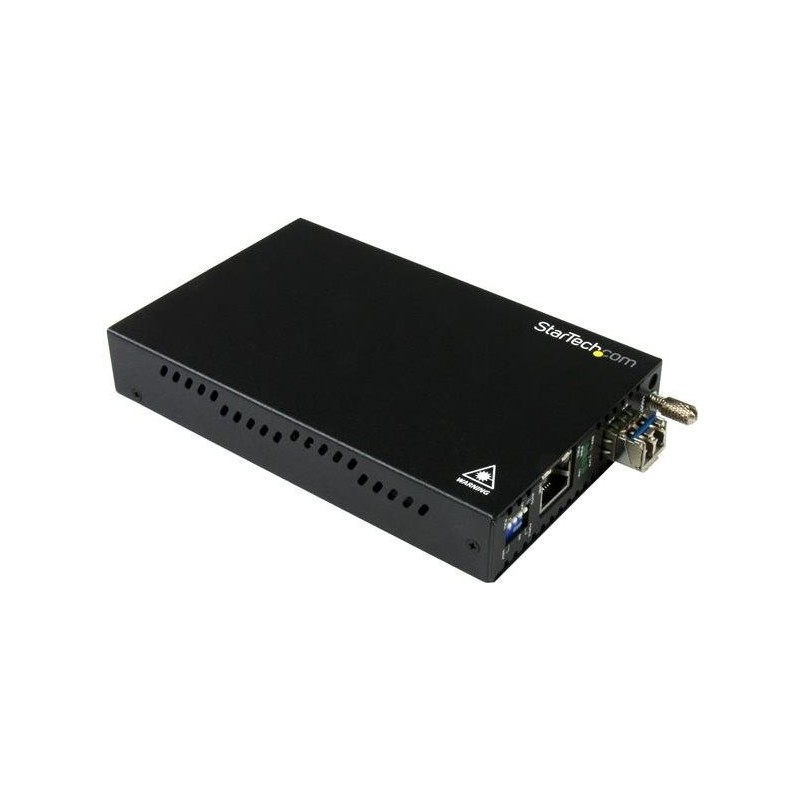 Startech.com Gigabit Ethernet Copper-to-Fiber Media Converter - SM LC 10 km - Medienkonverter - Ethernet, Fast Ethernet, Gigabi