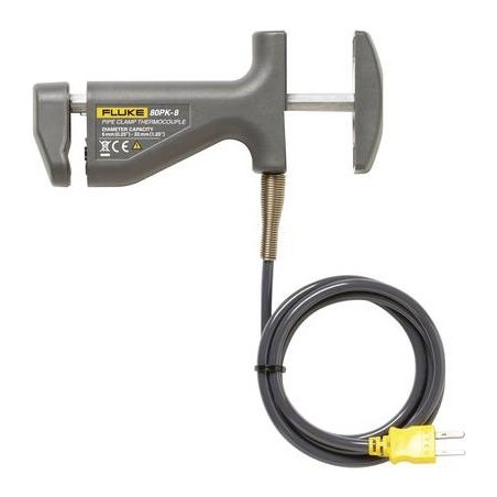 BEHA Fluke Temperaturfühler mit Klemmbefestigung, 6 ... 35 mm, Oberfläche, Typ K, -29 ... 149°C (80PK-8)