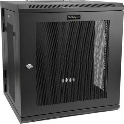 StarTech.com 12HE 48,30cm (19")  Wandmontage Netzwerk Rack - 40,5cm tiefes, aufklappbares, abschließbares Netzwerkschrank mit F