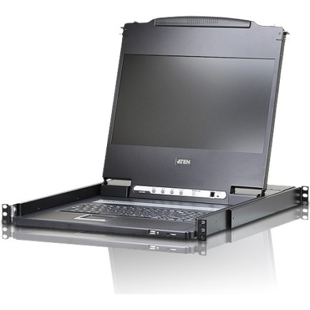 ATEN CL6700MW - KVM-Konsole - USB - 43,9 cm (17.3") - Rack - einbaufähig - 1920 x 1080 Full HD (1080p) @ 60 Hz - 300 cd/m² - 65