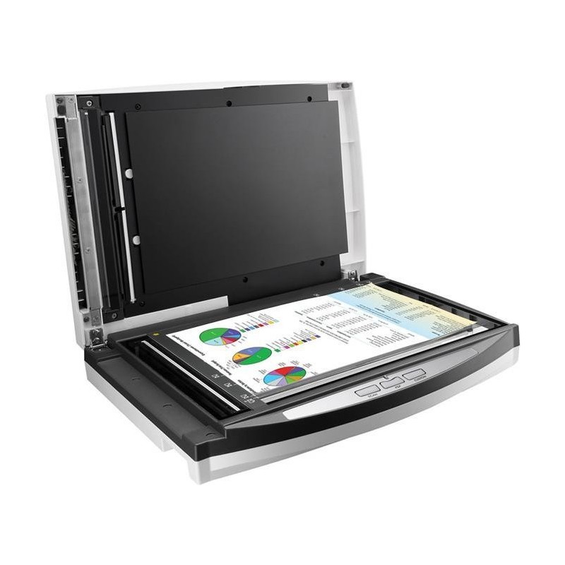 Plustek SmartOffice PL4080 ADF ADF + Manual feed scanner 600 x 600DPI A4 Schwarz - Grau (0283)