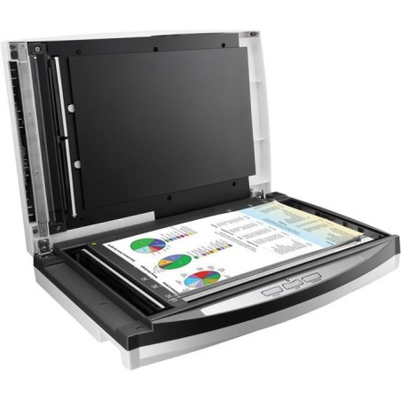Plustek SmartOffice PL4080 ADF ADF + Manual feed scanner 600 x 600DPI A4 Schwarz - Grau (0283)