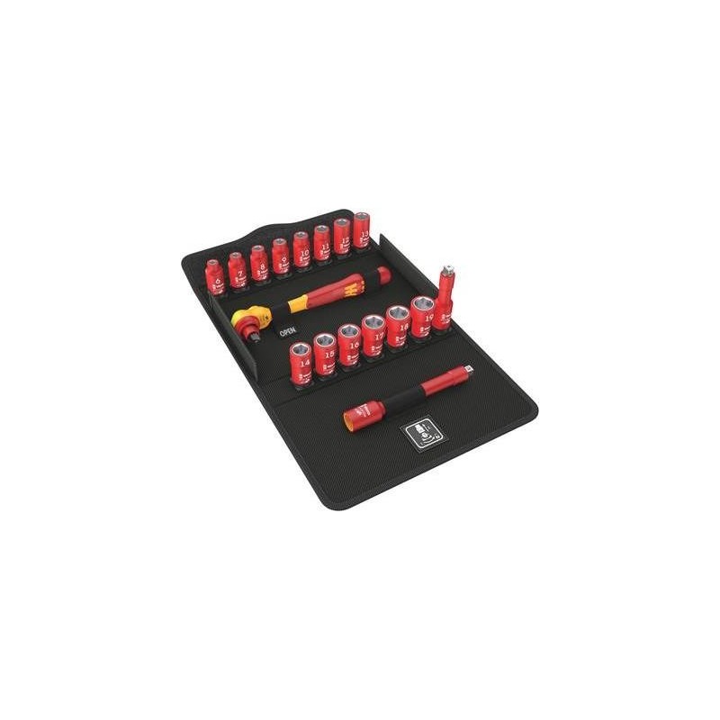 Steckschlüsselsatz metrisch 3/8" 10 mm 8100 SB VDE 1 Zyklop (05004970001)