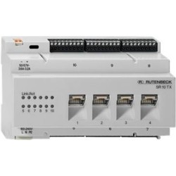 Rutenbeck SR 10TX GB - Switch - 10 x 10/100/1000 - an DIN-Schiene montierbar (23510505)