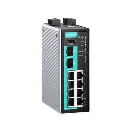 Moxa EDR-810 Kabelrouter Schnelles Ethernet Schwarz (EDR-810-2GSFP)