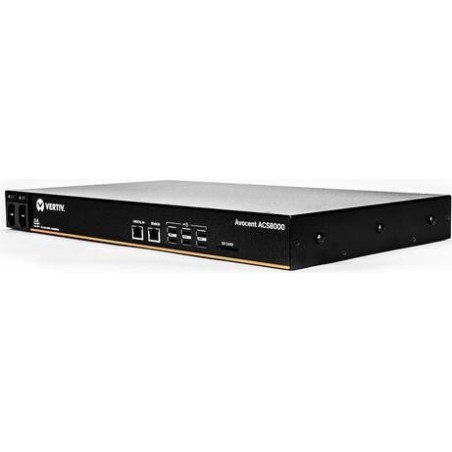 Vertiv Avocent ACS 8000 Serial Console ACS8032MDAC - Konsolenserver - 32 Anschlüsse - GigE, RS-232, RS-422, RS-485 - Analogstec