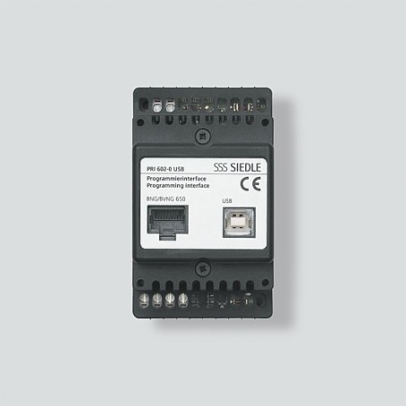 Siedle PRI 602-01 USB - 53,5 x 60 x 89 mm - 10 - 30 V - 0 - 40 °C - CE - Schwarz - IP20 (200036940-00)