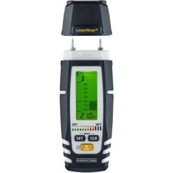 Laserliner DampMaster Compact Plus. Beste Verwendung: Holz, Anzeige: Digital, Produktfarbe: Grau. Akku-/Batterietyp: AAA. Breit