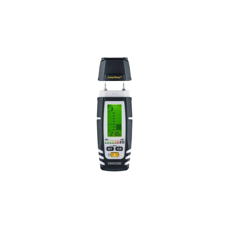 Laserliner DampMaster Compact Plus. Beste Verwendung: Holz, Anzeige: Digital, Produktfarbe: Grau. Akku-/Batterietyp: AAA. Breit