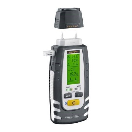 Laserliner MultiWet-Master Compact Plus Materialfeuchtemessgerät Temperaturmessung (082.390A)