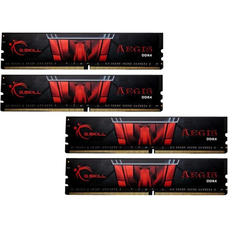G.Skill AEGIS - DDR4 - 64 GB: 4 x 16 GB - DIMM 288-PIN - 3200 MHz / PC4-25600 - CL16 - 1.35 V - ungepuffert - non-ECC (F4-3200C