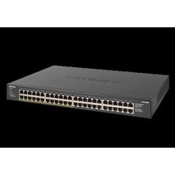 NETGEAR GS348PP - Switch - unmanaged - 48 x 10/100/1000 (24 PoE+) - Desktop, an Rack montierbar - PoE+ (380 W) (GS348PP-100EUS)