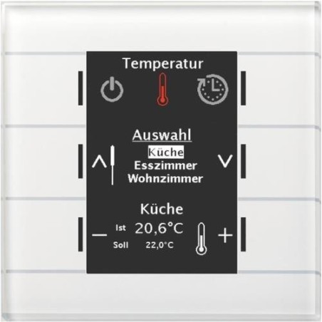 MDT BE-GBZW.01 Glas Bedienzentrale Smart m Farbdisplay (BE-GBZW.01)