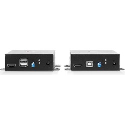 Lindy 300m Fibre Optic HDMI 18G & USB KVM Extender - Sender und Empfänger - KVM-/USB-Extender - USB - bis zu 300 m - 850 nm (39