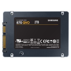Samsung SSD 2TB 2.5" (6.3cm) SATAIII 870 QVO (MZ-77Q2T0BW)