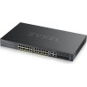 Zyxel GS2220-28HP - Switch - managed - 24 x 10/100/1000 (PoE+) + 4 x Kombi-Gigabit-SFP - an Rack montierbar - PoE+ (375 W) (GS2