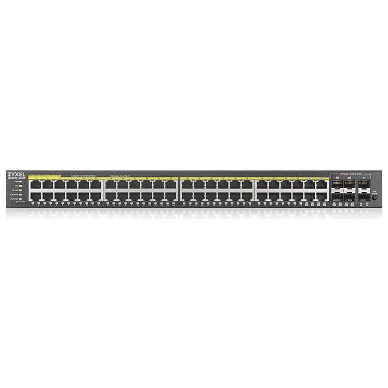 Zyxel Switch GS2220-50HP 44Port+ 4xSFP/Rj45+ 2xSFP PoE+ 375W (GS2220-50HP-EU0101F)