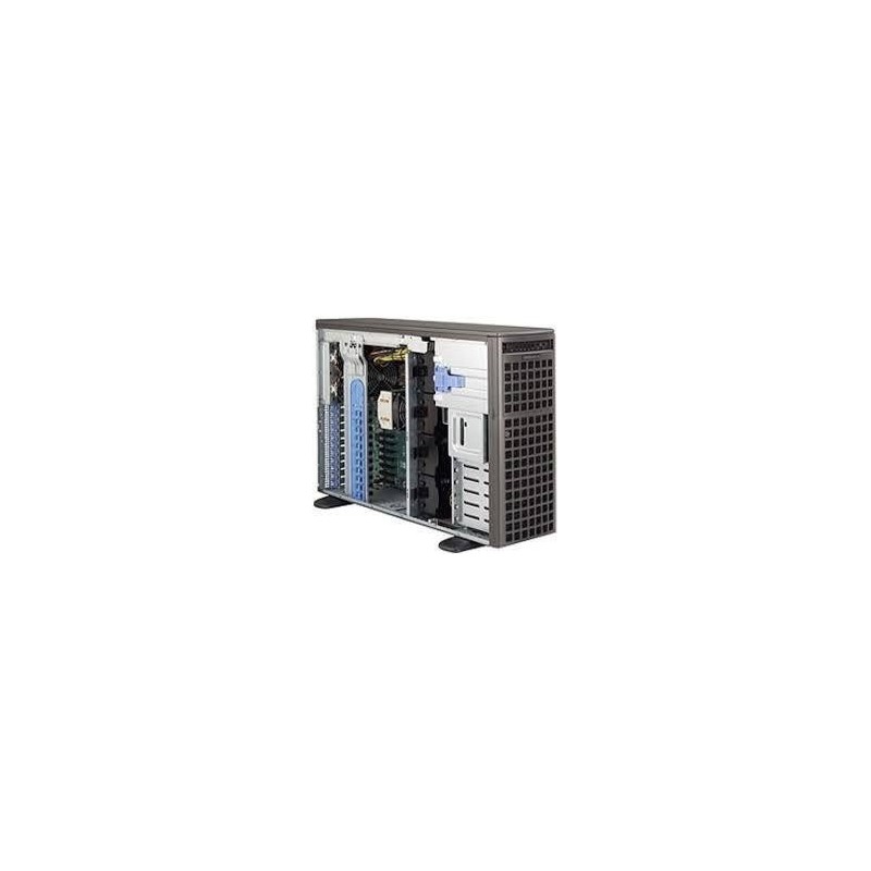 Super Micro Supermicro SC747 BTQ-R2K04B - Tower - 4U - Erweitertes ATX - SATA/SAS - Hot-Swap 2000 Watt - Schwarz (CSE-747BTQ-R2