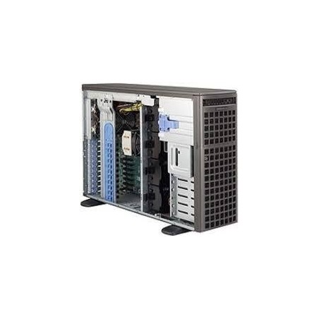 Super Micro Supermicro SC747 BTQ-R2K04B - Tower - 4U - Erweitertes ATX - SATA/SAS - Hot-Swap 2000 Watt - Schwarz (CSE-747BTQ-R2
