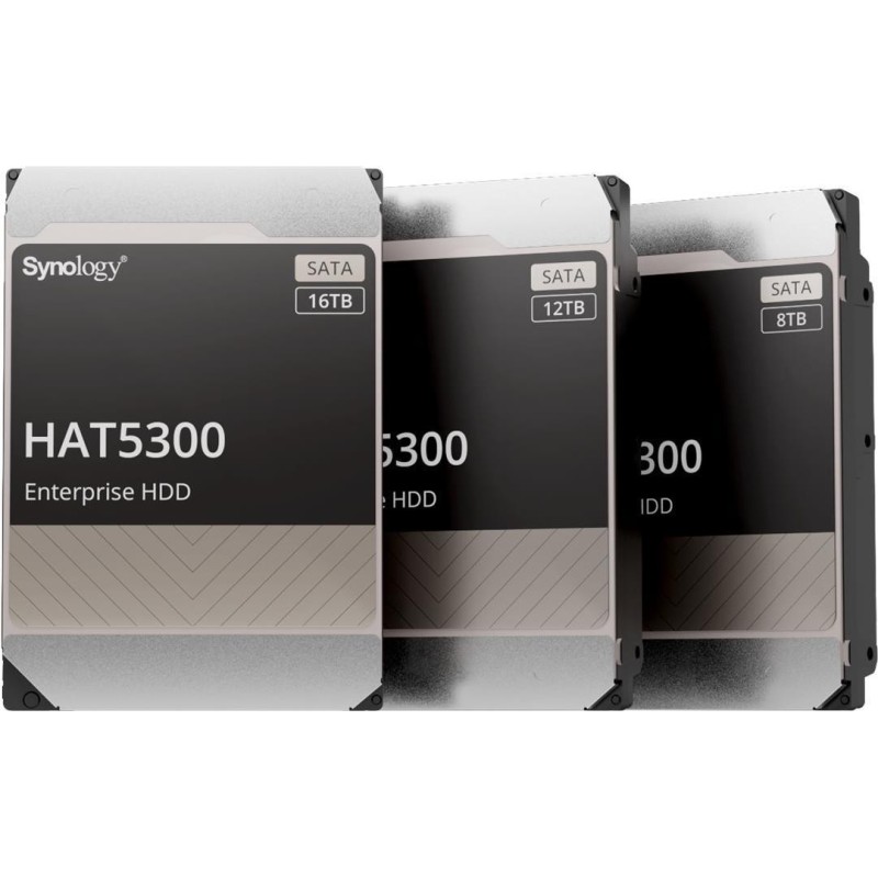 Synology HAT5300 - Festplatte - 12 TB - intern - 3.5" (8.9 cm) - SATA 6Gb/s - 7200 U/min - Puffer: 256 MB - für Deep Learning N
