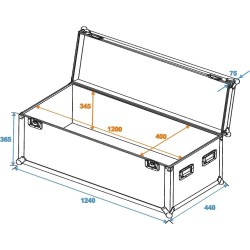 ROADINGER Universal-Case Profi 120x40x40cm (30126915)