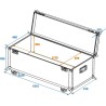 ROADINGER Universal-Transport-Case 120x40cm mit Rollen (30126730)