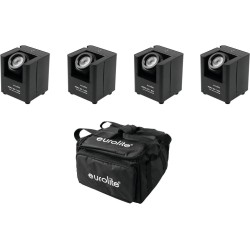 EUROLITE Set 4x AKKU UP-1 + SB-4 Soft-Bag (20000268)