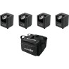 EUROLITE Set 4x AKKU UP-1 + SB-4 Soft-Bag (20000268)
