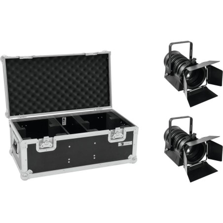 EUROLITE Set 2x LED THA-40PC sw + Case (20000164)