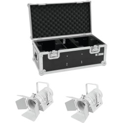 EUROLITE Set 2x LED THA-40PC ws + Case (20000166)