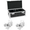 EUROLITE Set 2x LED THA-40PC ws + Case (20000166)