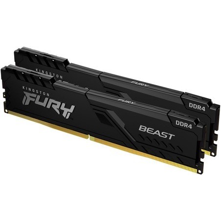 KINGSTON VRAM 32G 3200MH DDR4DIMM Kit2 FURYBeast Blck (KF432C16BB1K2/32)