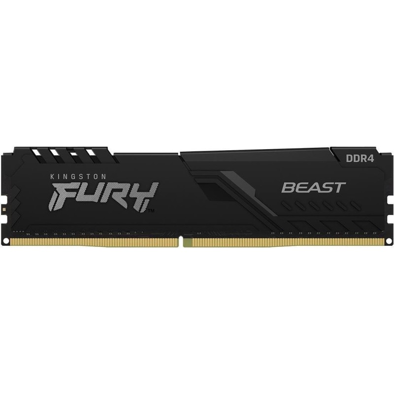 Kingston FURY Beast - DDR4 - Modul - 32 GB - DIMM 288-PIN - 3600 MHz / PC4-28800 - CL18 - 1.35 V - ungepuffert - non-ECC - Schw