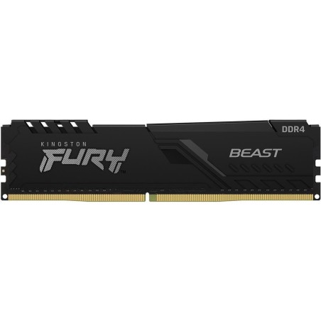 Kingston FURY Beast - DDR4 - Modul - 32 GB - DIMM 288-PIN - 3600 MHz / PC4-28800 - CL18 - 1.35 V - ungepuffert - non-ECC - Schw