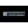 NETGEAR Plus MS108EUP - Switch - managed - 4 x 100/1000/2,5G (PoE++) + 4 x 100/1000/2,5G (PoE+) - Desktop, wandmontierbar - PoE