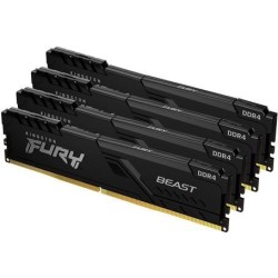 KINGSTON VRAM 128G 3600MH DDR4DIMM Kit4 FURYBeast Blck (KF436C18BBK4/128)