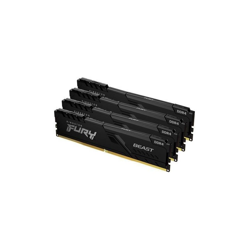 KINGSTON VRAM 128G 3600MH DDR4DIMM Kit4 FURYBeast Blck (KF436C18BBK4/128)