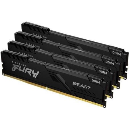 KINGSTON VRAM 128G 3600MH DDR4DIMM Kit4 FURYBeast Blck (KF436C18BBK4/128)