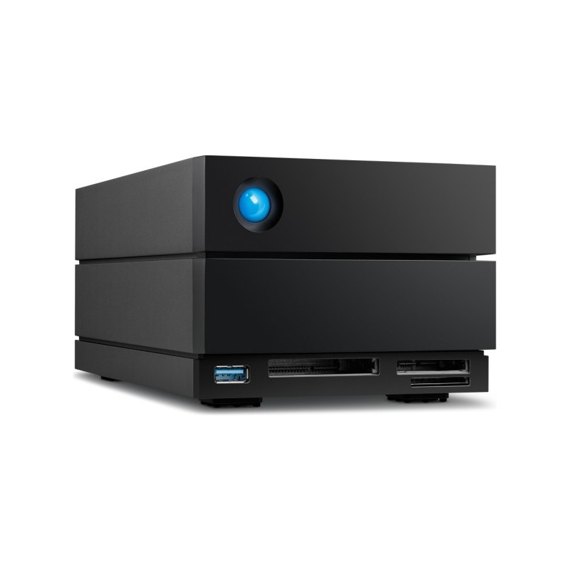LaCie 2big Dock STLG40000400 - Festplatten-Array - 40TB - 2 Schächte (SATA-600) - HDD 20TB x 2 - Thunderbolt 3, USB 3,2 Gen 2 (