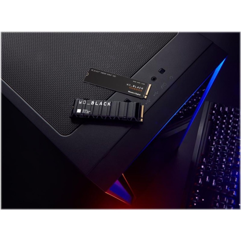 WD WD_BLACK SN850X NVMe SSD WDS400T2X0E - SSD - 4TB - intern - M.2 2280 - PCIe 4,0 x4 (NVMe) (WDS400T2X0E)