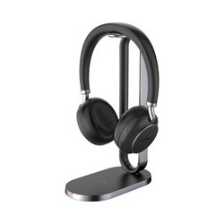 Yealink BH76 Kopfhörer Kabellos Kopfband Anrufe/Musik USB Typ-A Bluetooth Ladestation Schwarz (1208625)